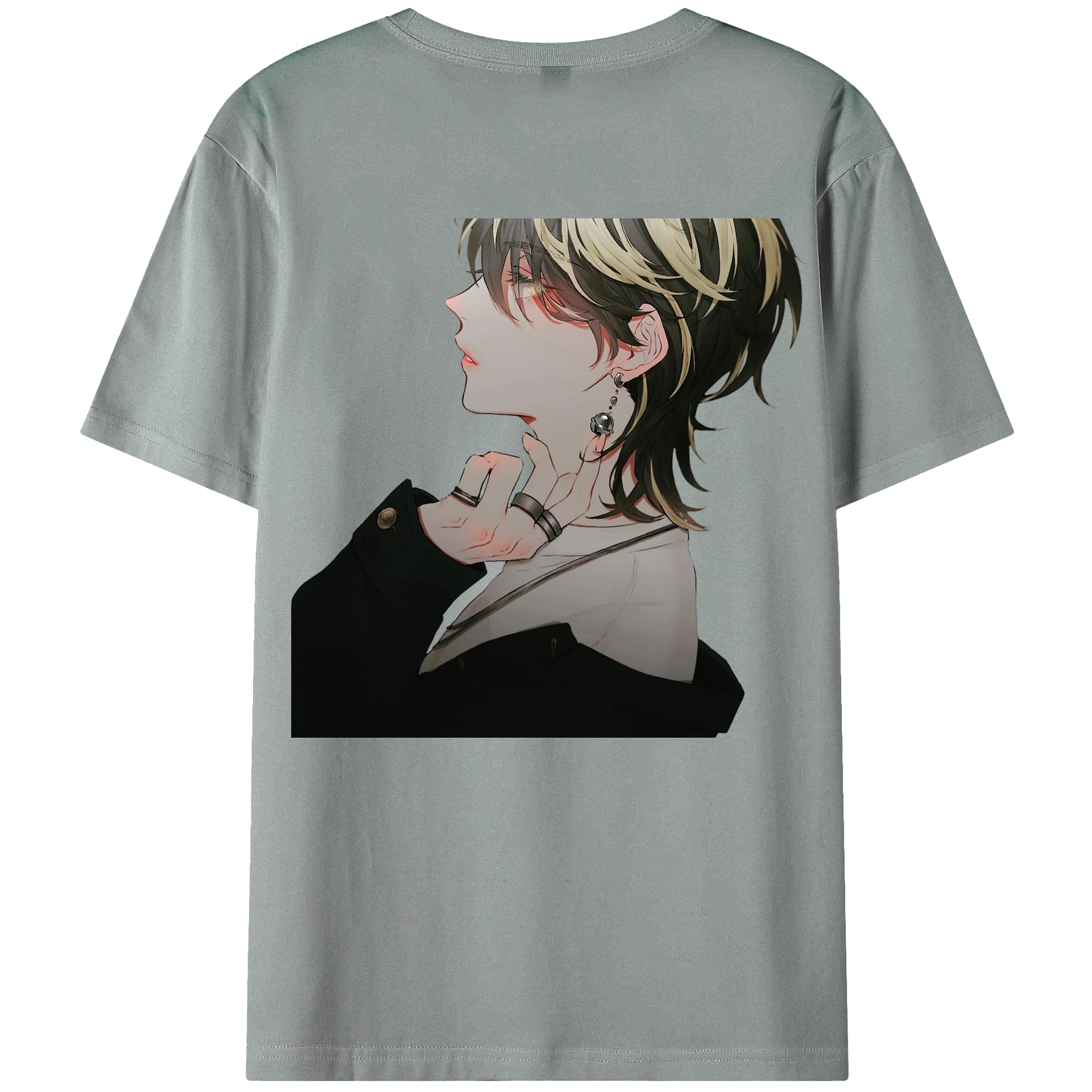 （画像用） 東京リベンジャーズ Tokyo Revengers 綿100％ メンズ半袖Tシャツ（バックプリント） 通気性